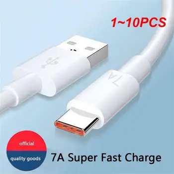 1-10 шт. Кабель для передачи данных USB Type-C 7A сверхбыстрая зарядка кабель для передачи данных профессионального качества для восстановления аккумулятора быстрая зарядка для