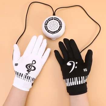 1 Пара забавных перчаток для электрического пианино, мелодичных портативных музыкальных перчаток для ежедневного использования и отдыха