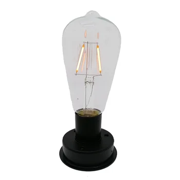 1 шт. Солнечная светодиодная лампа с вольфрамовой нитью накаливания 2800 К, автоматические датчики освещенности, ночные светильники для забора для садовой лампы (8,5 см)