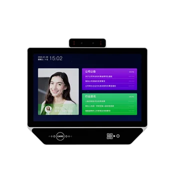 10-Дюймовый Открытый Считыватель Карт Распознавания лиц с QR-кодом Smart Biometric Time Recording Free API WIFI Camera Продукты Контроля Доступа
