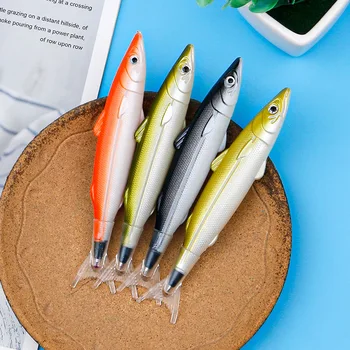1шт Случайная Шариковая ручка с океанской рыбой 0,5 мм Милая Креативная Забавная Морская рыбка Креативные Канцелярские принадлежности Студенческие Школьные принадлежности Ручка для письма