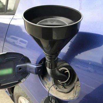 2 ШТ Универсальная воронка для заправки автомобилей с фильтром, может изливаться для масла, воды, топлива, бензина, дизельного топлива, бензина для автомобиля, мотоцикла, грузовика
