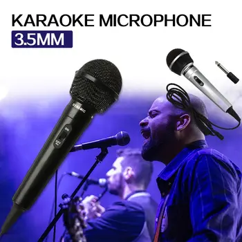 3,5 мм Проводной микрофон KTV с универсальным микрофонным поп-фильтром Студийная запись Металлическое ветровое стекло для микрофона Pop Screen