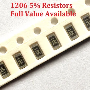 300 шт./лот SMD Чип-Резистор 1206 27R/30R/33R/36R/39R 5% Сопротивление 27/30/33/36/39/Ом Резисторов K Бесплатная Доставка