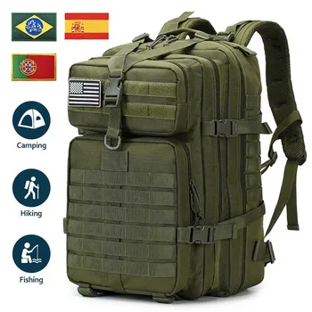 50L/30L Походный рюкзак для кемпинга, мужской Военный Тактический рюкзак, 3P Штурмовая сумка, Многофункциональный Походный рюкзак для охоты и рыбалки