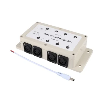 Dc 12-24 В 8-канальный выходной DMX Dmx512 светодиодный контроллер Усилитель сигнала разветвитель распределитель для домашнего оборудования