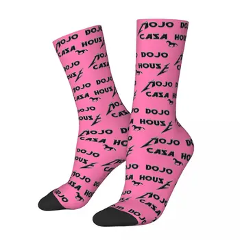 Harajuku Mojo Dojo Casa Тема Дизайна Дома Спортивные Носки Для экипажа Распродажа Всесезонных Теплых Носков Для экипажа, Впитывающих Пот