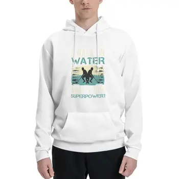I Walk On Water Какая у тебя суперспособность Ледяные пары Плюс Бархатный свитер с капюшоном Красивый пуловер с капюшоном Винтаж высшего качества