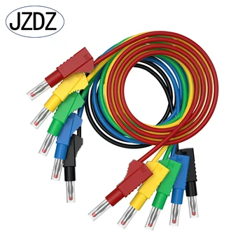 JZDZ 200 см 5 шт. Тестовые провода мультиметра 4 мм Двойная вилка типа 