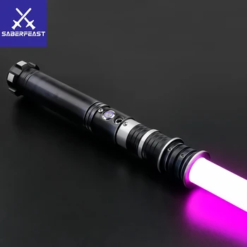 TXQSABER Световой Меч Neopixel SNV4 Плавный Взмах RGB Лазерный Меч С Металлической Ручкой Тяжелый Дуэльный Клинок Бластер Игрушки Для Косплея-Dark Revan