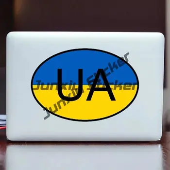 UA Украина Код Страны Овальный с Наклейкой Флага Бампер Ноутбук Набор Инструментов Наклейка На Шлем