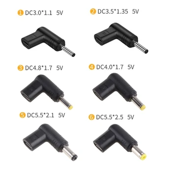USB C к Адаптеру Питания Постоянного Тока Комплекты Зарядных Шнуров Адаптер Питания Шнур Питания 3A Зарядный Адаптер для Dc Barrel Ja
