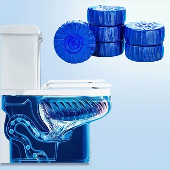 Автоматическое средство для очистки туалетного бачка Дезодорирует и сохраняет свежесть чистящих средств для туалета, инструментов для промывки