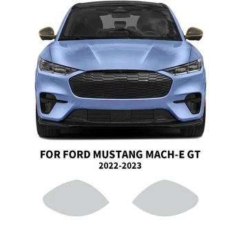 Автомобильная Противоударная Прозрачная Защитная Пленка TPU Original для Ford Mustang Mach-E Gt 2022-2023 Зеркало Заднего Вида Фары