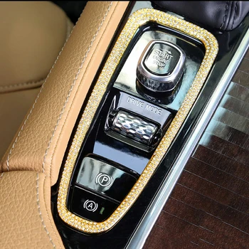Автомобильные Аксессуары для Volvo S60 V60 XC60 XC90 S90 V90 2015-2021 Электронная Кнопка Упаковки Края Крышки Наклейки Для Интерьера