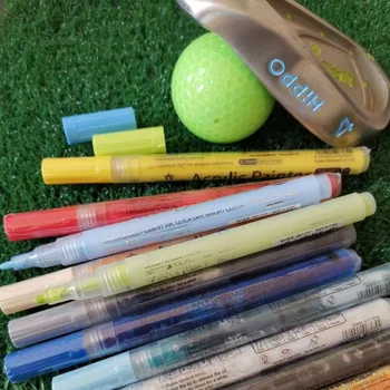 Аксессуары для гольфа Водонепроницаемое покрытие Power Golf Ручка для изменения цвета Акриловая ручка для рисования акриловыми чернилами Прочная Солнцезащитная ручка