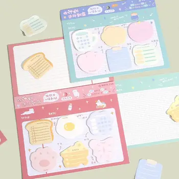 Блокноты для заметок Милые Студенческие стикеры Бумага для заметок для сообщений для школы Корейские канцелярские принадлежности Канцелярские принадлежности Подарки
