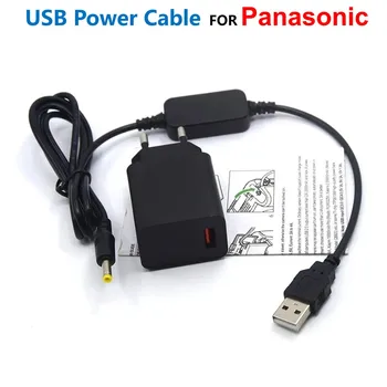 Быстрое Зарядное Устройство Power Bank USB Кабель Для Panasonic DMW-DCC8 DCC11 DCC15 Соединитель Постоянного Тока DMW-BLD10 BMB9 BLE9 BLC12 BLH7 Фиктивный Аккумулятор