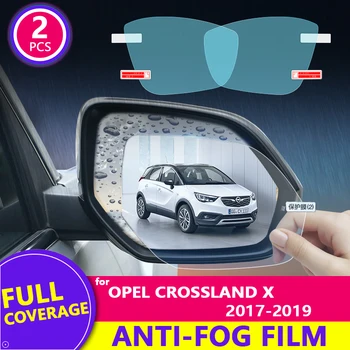 для Opel Crossland X 2017 2018 2019 Полное Покрытие Зеркала Заднего Вида Непромокаемая Пленка Противотуманная Наклейка На Автозеркало Автомобильные Аксессуары