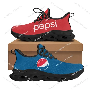Кроссовки на плоской подошве P-Pepsi-Cola, мужские и женские спортивные кроссовки, Высококачественные кроссовки, сетчатая обувь на шнуровке, сшитая по индивидуальному заказу, подкладка для обуви