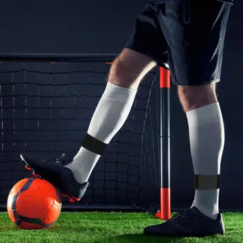 Легкий ремешок для ног, утолщенная защита для ног, легкие футбольные щитки для голени, противоскользящие для футбола для бега