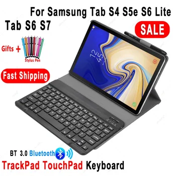 Магнитный чехол-клавиатура TtrackPad для Samsung Galaxy Tab S6 Lite 11 S7 клавиатура с сенсорной панелью для Samsung Tab A8 A7 A 10,1 10,5 чехол