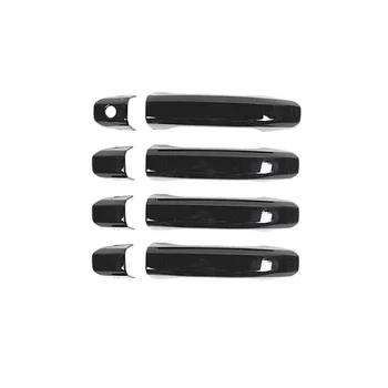 Накладки на наружные дверные ручки, отделка, внешние аксессуары для Chevy Silverado GMC Sierra 2014-2020, ABS черный