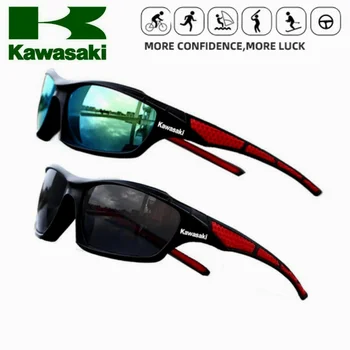 Новые Поляризованные солнцезащитные очки Kawasaki, женщины, мужчины, бренд, Тенденция дизайна, Роскошные Винтажные Солнцезащитные очки Унисекс, спорт на открытом воздухе, очки UV400