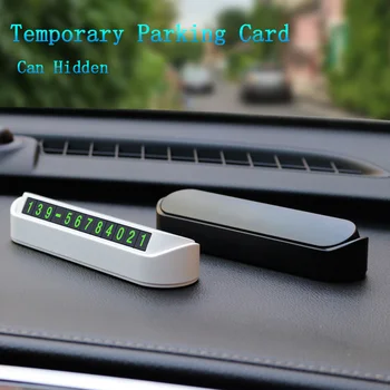 Номер Телефона Временной Парковочной Карты для Стайлинга Автомобилей Acura MDX RDX TSX Seat Leon Ibiza