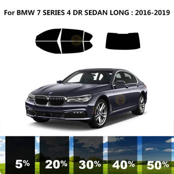 Предварительно Обработанная нанокерамика car UV Window Tint Kit Автомобильная Оконная Пленка Для BMW 7 СЕРИИ 4 DR СЕДАН LONG2016-2019