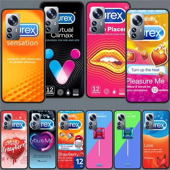 Сексуальный бренд Cndom D-Du-rex Box Чехол Для Телефона Xiaomi Mi 13 12 Lite 12T 12X11 Ultra 11i 11T 10 10T 9 Pro 8 CC9 CC9E 6X 5X A2 A1 C