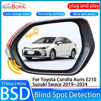 Система Обнаружения Слепых Зон Автомобиля BSD BSA Датчик Контроля Привода Зеркала Заднего Вида Toyota Corolla Auris E210 Suzuki Swace 2019 ~ 2024