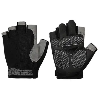 Спортивные перчатки 1 пара стильных крепежных лент, дышащих ударопрочных велосипедных перчаток Color Block для спортзала