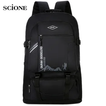 Сумка для альпинизма большой емкости, наплечная дорожная сумка, Водоотталкивающий спортивный походный Легкий походный рюкзак X469A