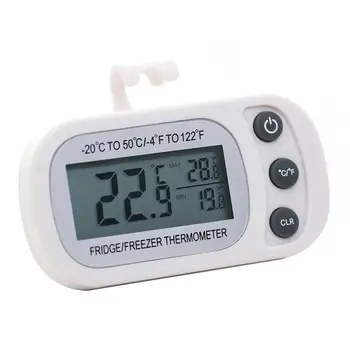 Термометр для морозильной камеры Цифровой термометр для холодильника с ЖК-дисплеем Макс / мин для кухни-холодильника ресторанов 2 шт. для точности