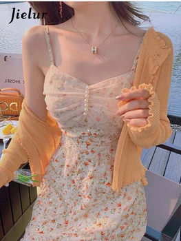 Элегантное винтажное платье на бретельках, шикарное женское платье Миди с цветочным кружевом, женское платье для пляжной вечеринки, летнее цельнокроеное платье
